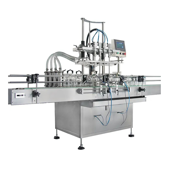 Automatische vulmachine voor 4 flessen