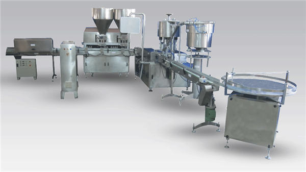 Automatische vloeibare bierflessenvulmachine voor productielijnafdekking en etikettering