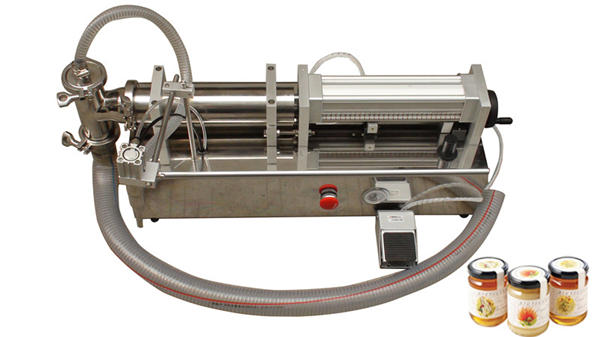 Semi-automatische vloeibare vulmachine met hoge viscositeit