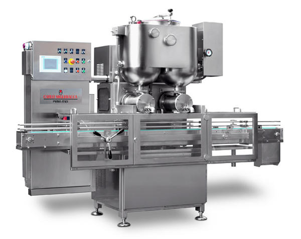 Dubbele hoofden Semi-Automaic Fruit Jam vulmachine