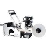 Semi-automatische etiketteermachine met ronde flessen
