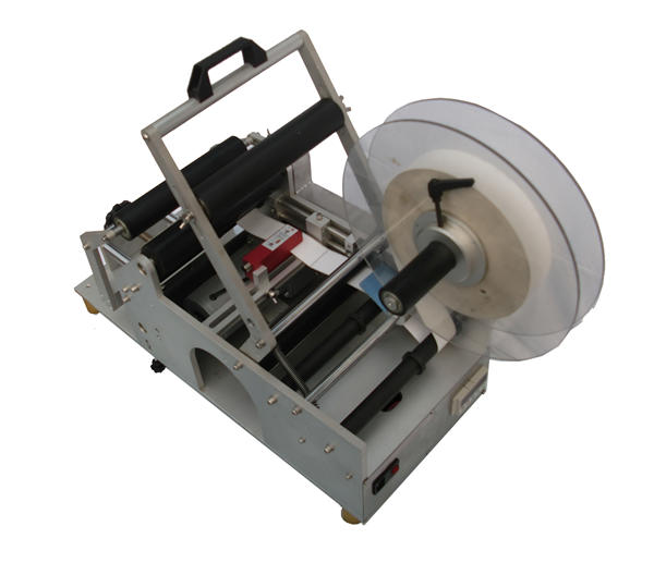 Semi-automatische etiketteermachine voor fabrieksflessen