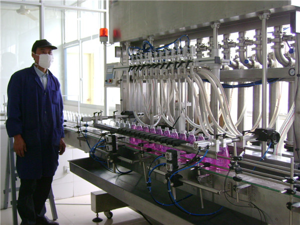 fles vloeistof vulmachine