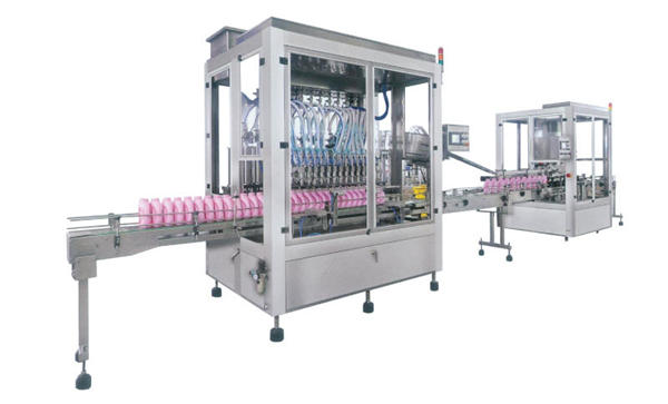 Volautomatische vloeibare zeep wasmiddel vulmachine