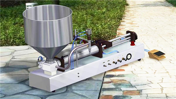 Semi-automatische verticale tandpasta vulmachine